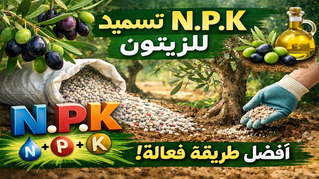 غلطة في تسميد الزيتون بالـ NPK قد تدمر محصولك! ( الفوائد والأضرار ) #زيتون #زراعة #تجديد 