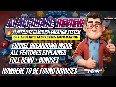 AI Affiliate Review Video Thumbnail