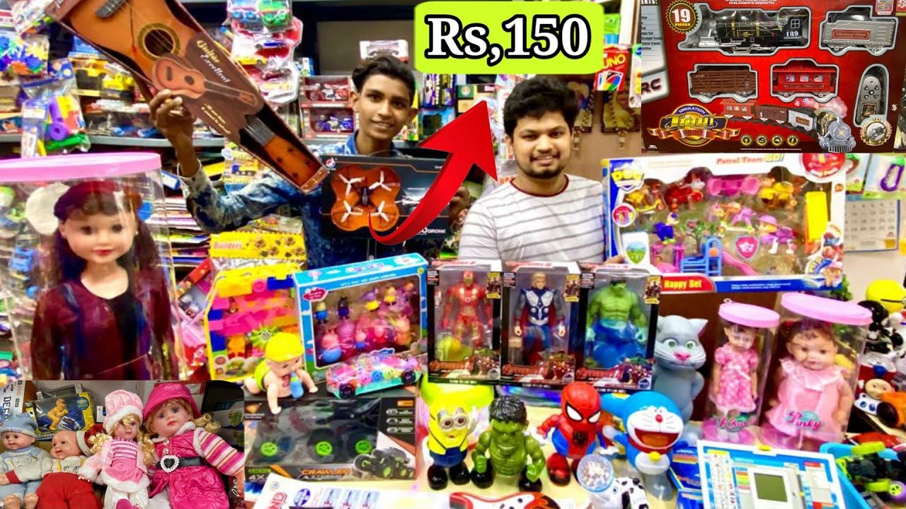 Latest😍Toys Wholesale & Retail🔥Market Begum Bazar In HyderabadKids Toys ShopsCar,Robot Dolls