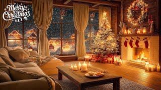 Soothing Christmas Ambience Instrumental Christmas Music With Fireplace Relaxing Christmas Music