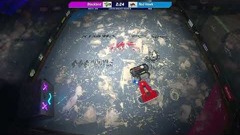 NHRL July 2021 - Blackbird vs. Red Hawk - 3lb Robot Combat