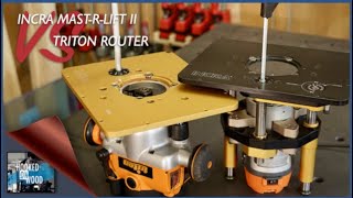 Router lift test INCRA Mast-R-lift II VS Triton router
