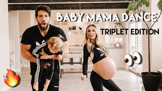 TRIPLET BABY MAMA DANCE!!! GOING INTO LABOR WITH TRIPLETS. 32 WEEKS PREGNANT!