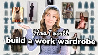 How I would build a work wardrobe for a 95 | office capsule wardrobe planning