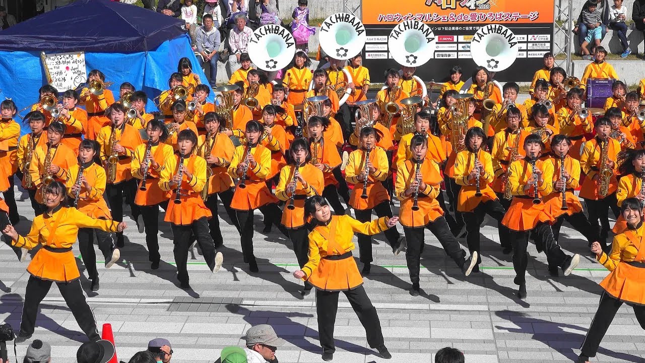 クサツハロウィン2018　オープニング演奏　京都橘高校吹奏楽部　Kyoto Tachibana SHS Band