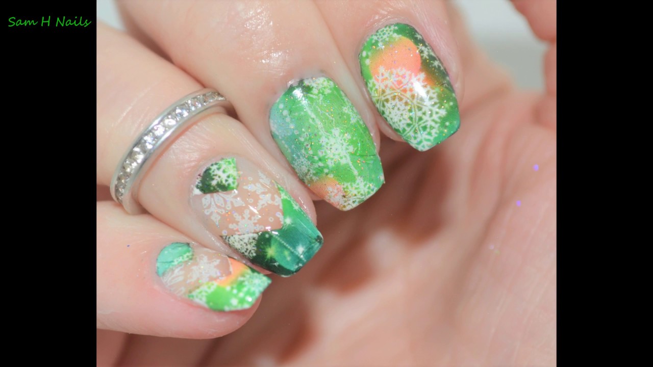 Hidden Snowflakes Collab with Fireangel.120 | Sam H Nails