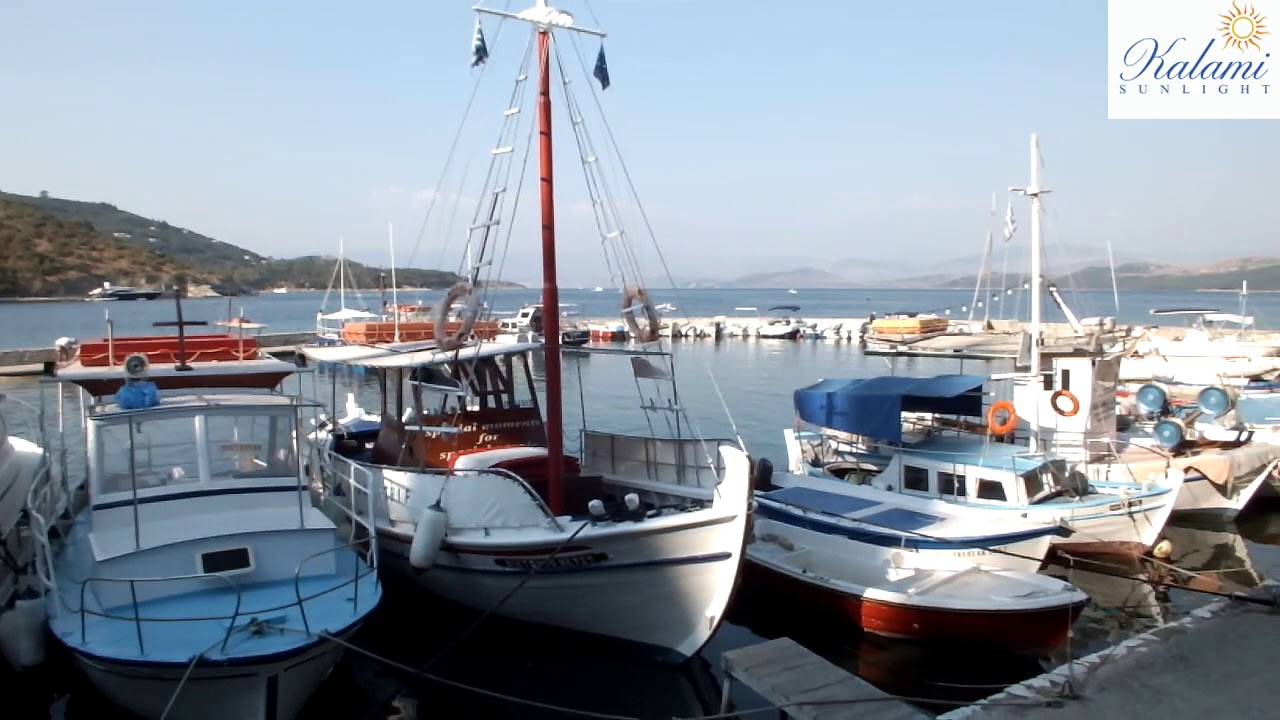 Kouloura beach in North Corfu