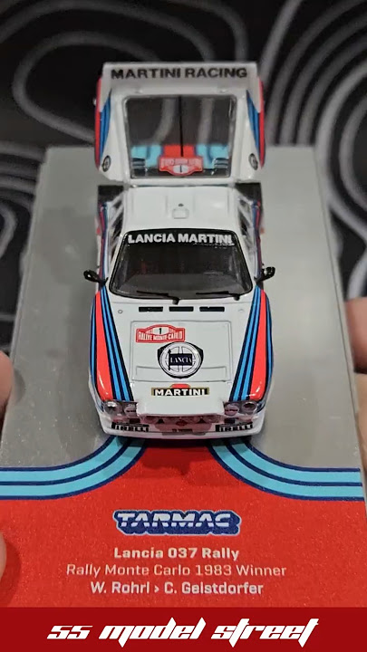 1/64 Tarmac Works Lancia 037 Rally #tarmacworks #diecast #lancia037 #unboxing #car #asmr