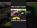 R15 crash bus driver l crash r15 #crash #biker #viralvideo #r15