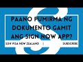 Paano Pumirma ng Dokumento Gamit ang Sign Now App?