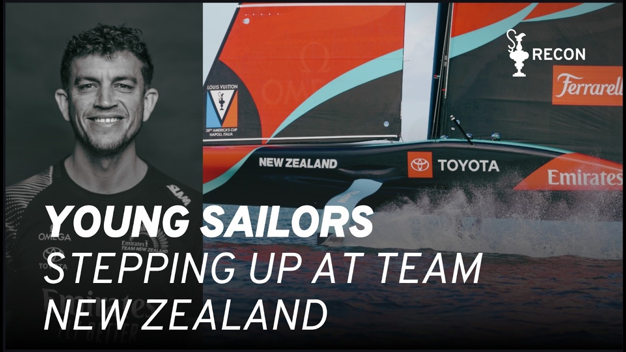 ⁣RECON | Young sailors stepping up at Team New Zealand