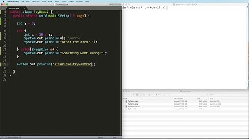 Java Exceptions 4: Example - Divide by Zero