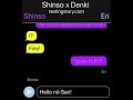 Shinso x Denki(one shot)