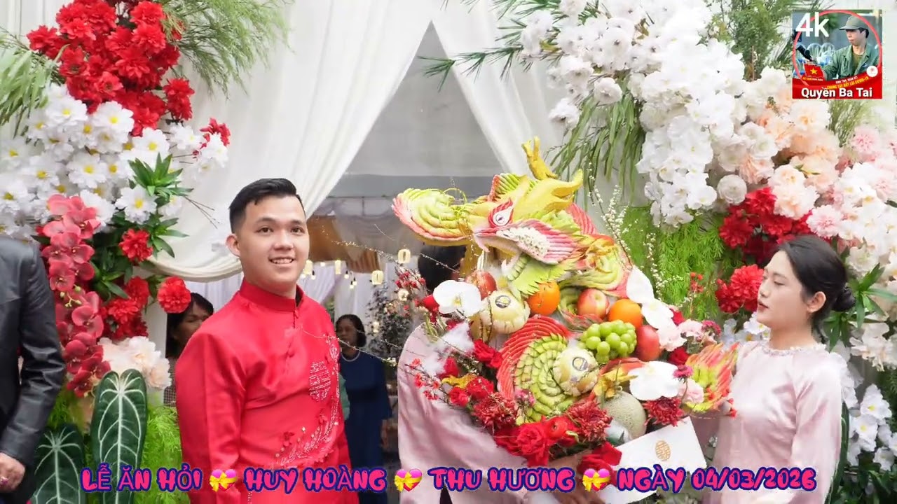 4k HOA CƯỚI REMIX HAY NHẤT 🌼 LỄ ĂN HỎI 🌺 HUY HOÀNG 🌸 THU HƯƠNG 💝 NGÀY 4 tháng 3, 2026