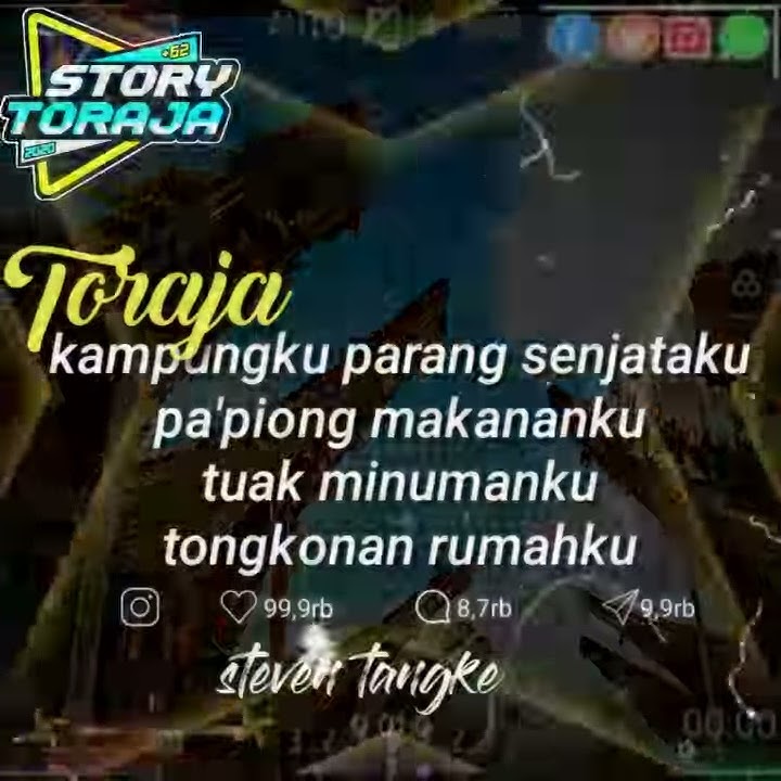 story wa toraja kampungku 2021