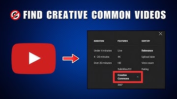 Hoe vind je Creative Commons-video