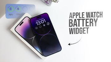 How Do I Show Battery Percentage on Apple Watch iPhone Widget (tutorial)