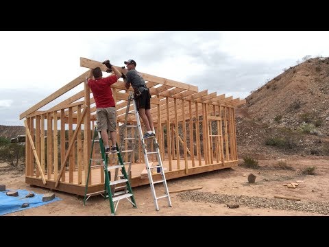 12'x24' DIY Shed Build (Part 4 – Roof)