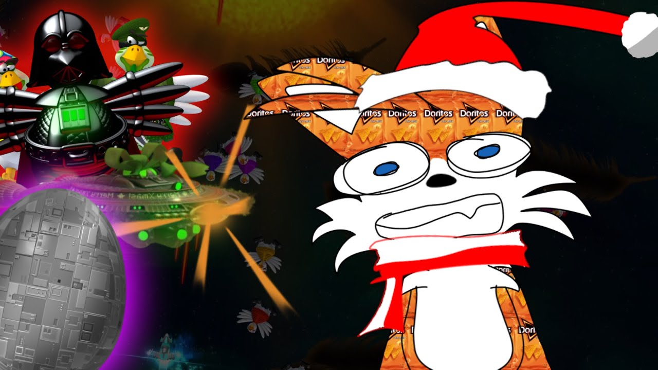 Chicken Invaders Universe 151.1 - Max Difficulty Unprepared Mission #17 (with Moron railgun)