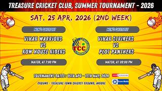 TCC Summer Tournament 2026 | Vihar Warriors vs Row House Riders & Vihar Strikers Match screenshot 3