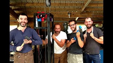 3D Printer Construction Set Worskhop - Time Lapse - Aug. 12, 2017