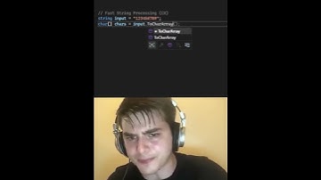 Noob vs Pro: Fast String Processing in C# ⚡✂️ | Speed Up Your Code! #shorts