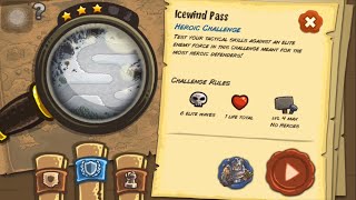 Kingdom Rush - Icewind Pass Heroic Challenge (Veteran) Walkthrough screenshot 4
