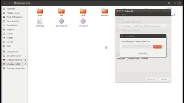 Criando Pendrive bootavel de Windows no Ubuntu 16 04