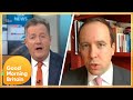 Piers Erupts as Matt Hancock Claims His Team Should Be Thanked for Their Work in the Pandemic | GMB