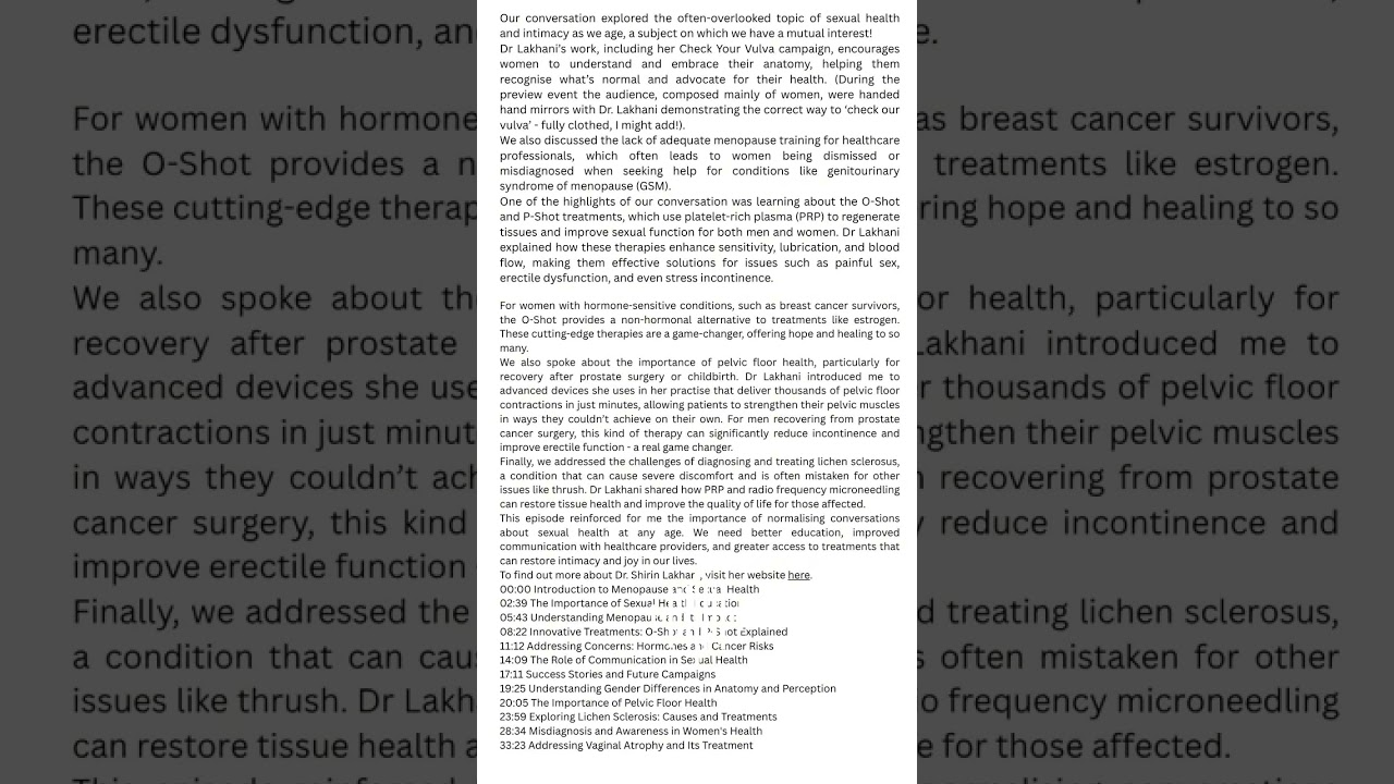 Menopause, Misdiagnoses and Modern Solutions