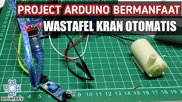 PROJECT ARDUINO WASTAFEL/KRAN OTOMATIS DENGAN SENSOR IR / INFRA RED MENDETEKSI GERAKAN