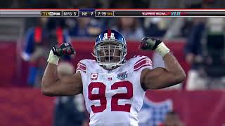 Every Giants sack in Super Bowl 42 and 46