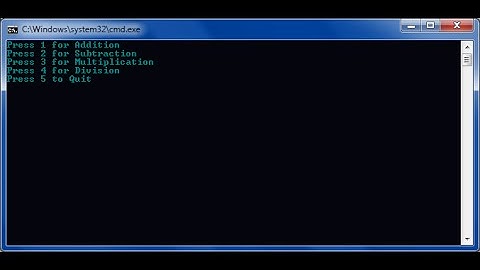How to make a calculator with Notepad (Command Prompt)