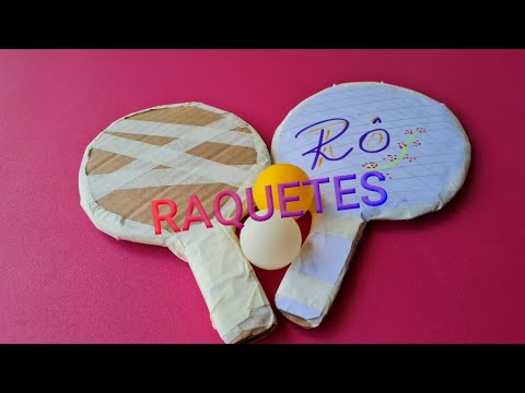 Aprenda a fazer raquetes com material reciclável