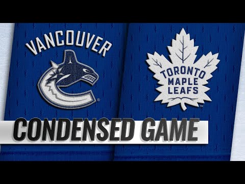 01/05/19 Condensed Game: Canucks @ Maple Leafs