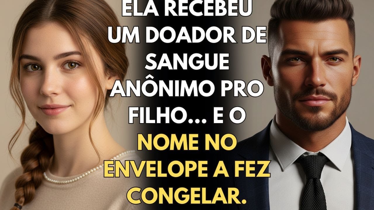 Ela recebeu um doador de sangue anônimo pro filho... e o nome no envelope a fez congelar.