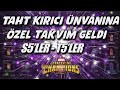 S5LER + T5LER - TAHT KIRICI ÜNVANINA ÖZEL TAKVİM GELDİ - MARVEL ŞAMPİYONLAR TURNUVASI TAHT KIRICI