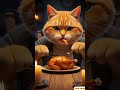 Chef Whiskers’ Rooster Revenge 🍗🐓 | Funny Cat Cooking Adventure #shorts #mamacat