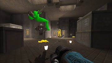 ahuli (rpg & wrbrngr) vs MH (Z0diac & Inflames) - q2dm1 - Quake2 World TDM 2x2 tournament 2023.10.18