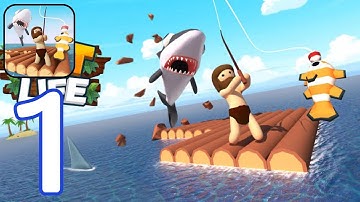 RAFT LIFE Build,Farm,Stack - Gameplay Walkthrough Part1 (Android,iOS)