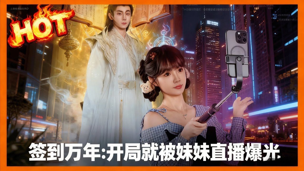 签到万年：妹妹直播曝光我的神豪身份