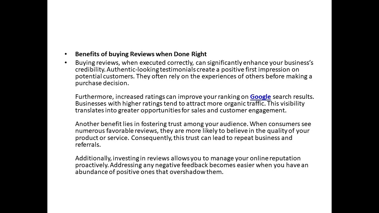 Buy Google Reviews