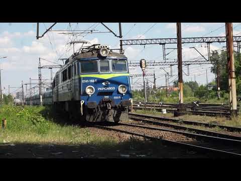 27.06.2022 Wrocław Gądów lokomotywa ET41-193 z węglarkami samowyładowczymi