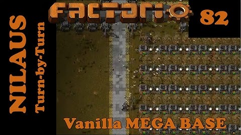 Factorio S7E82 - Paving the MEGA BASE