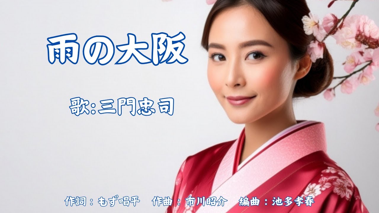 雨の大阪 三門忠司 - YouTube
