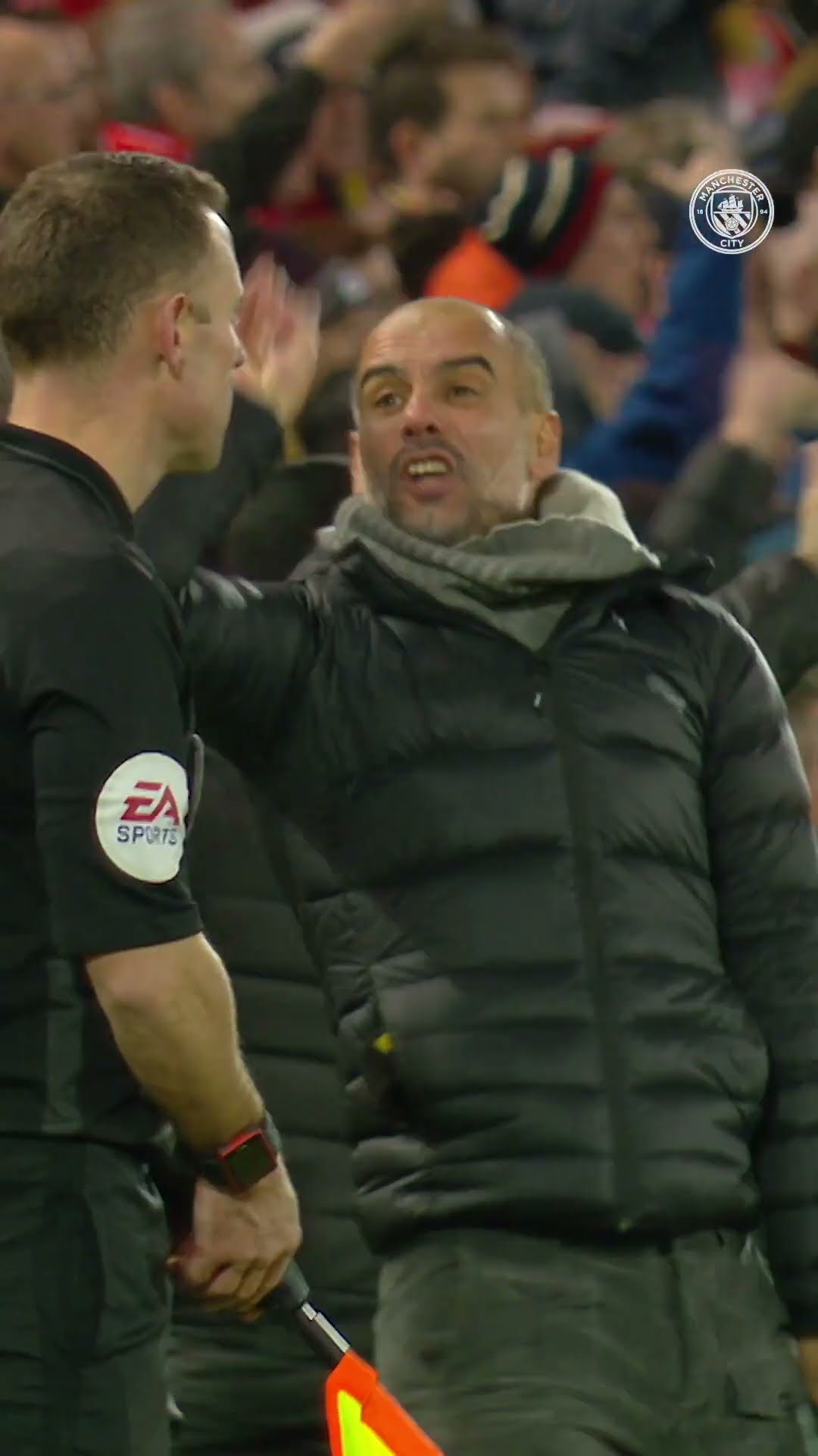 ?? PEP GUARDIOLA has some of the most ICONIC REACTIONS! ? #mancity #football #shorts #shortsvideo