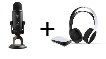 HOW TO USE A WIRELESS HEADSET & USB MICROPHONE AT THE SAME TIME ON PS5