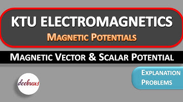 KTU Electromagnetics BTech, S4 EEE, S6 ECE , S5 AET, EMT, Magnetic Vector Potential, Problems