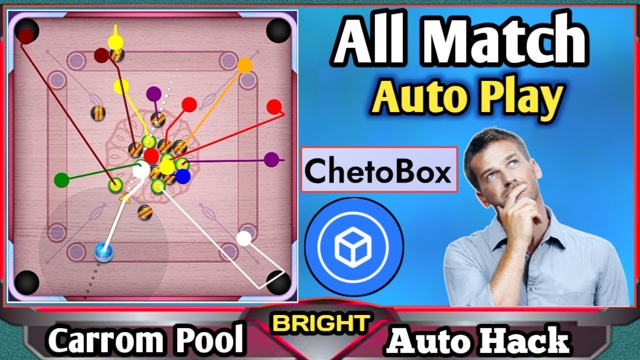 Auto Play Cheto Box & Aim Carrom King #chetobox #aimcarromking # ...
