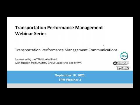 TPM Webinar 3: TPM Communications